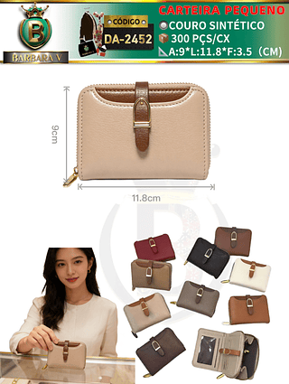 Carteira pequeno feminina 3 peças cor aleatório/cada peça R$15.00(Dica‼️Este anúncio possui compra avulsa ou em pacote)