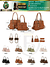 Kit bolsa+bolsa médio（Dica ‼️Este anúncio possui compra KIT ou em pacote）